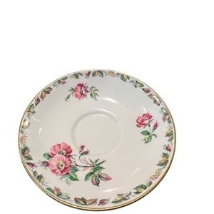 Vintage Salisbury‎ Bone China Tea Saucer Porcelain Cottagecore Grandmacore